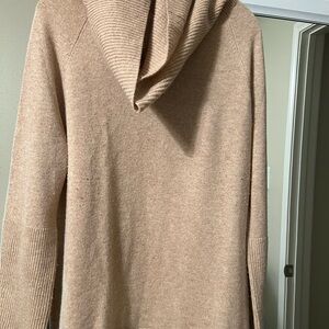 J. McLaughlin Cashmere Sweater in Soft Tan